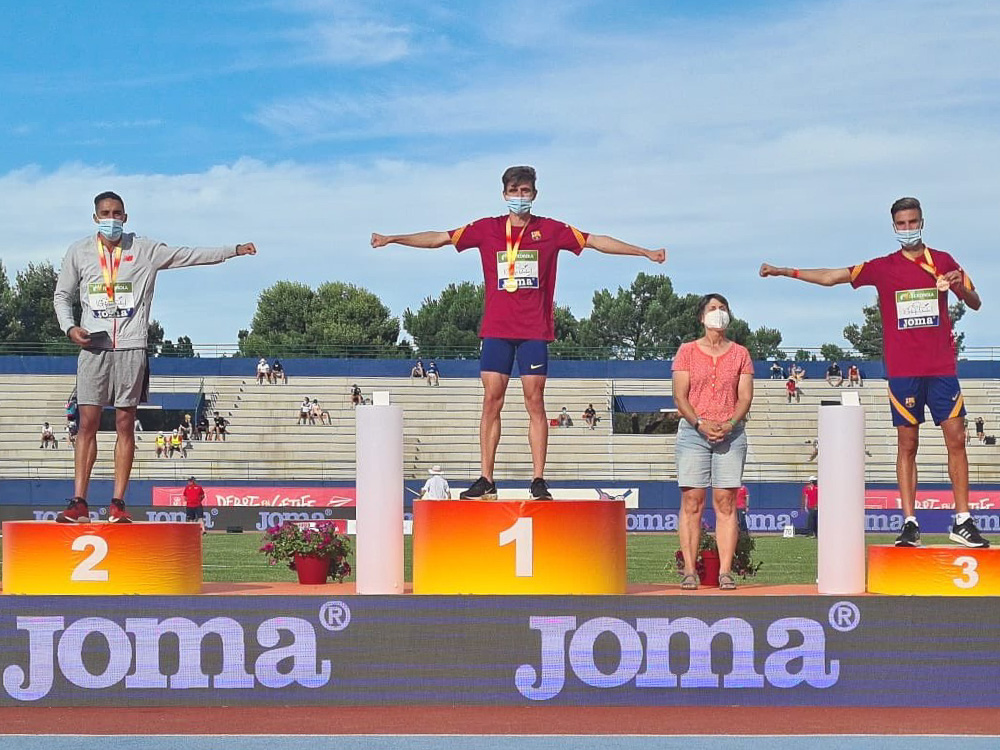 El torrejonero, Pablo Sánchez-Valladares, medalla de bronce en 800 metros en el Campeonato de España absoluto al aire libre 