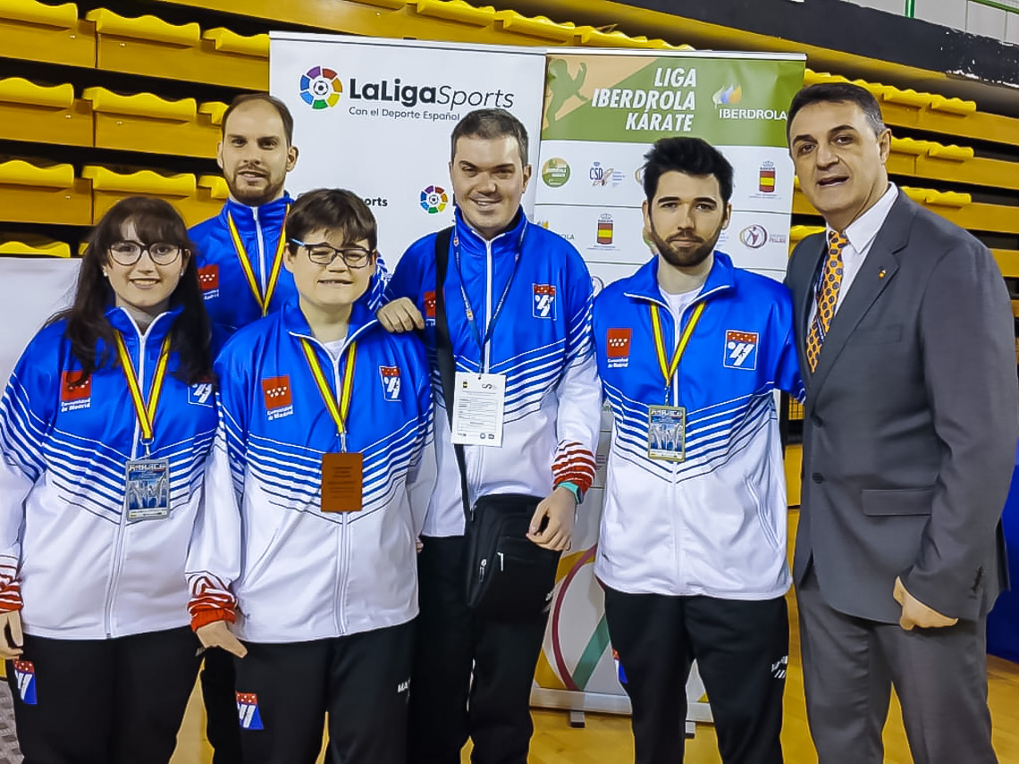 Los competidores del Club Karate Torrejón de Ardoz Tomás Herrero logran cuatro medallas en el Campeonato de España de parakarate