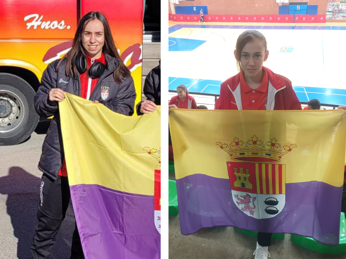 Las torrejoneras Lucía López y Paula García disputaron con Madrid el Campeonato de España de fútbol sala de selecciones autonómicas