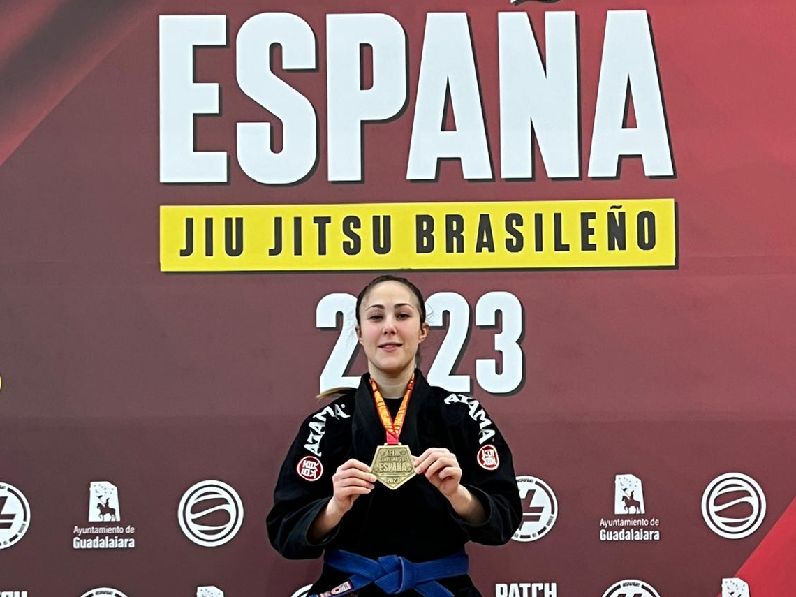 La torrejonera, Ana Cristina Gervás, campeona de España de jiu-jitsu brasileño