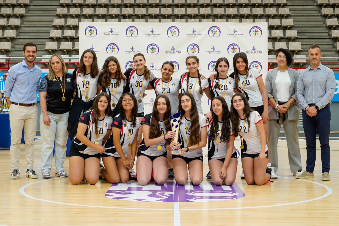 Voley Infantil 1º Torrejon Azul 