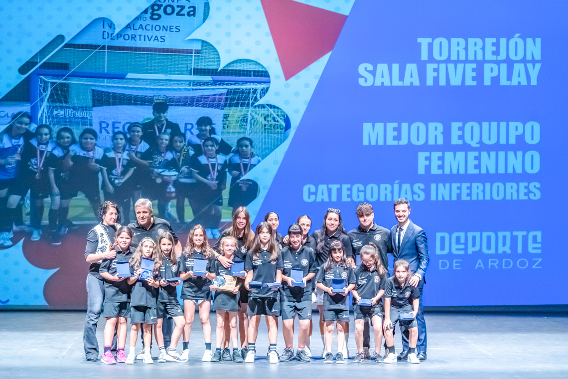 Gala del Deporte 2025 - Mejor Equipo Femenino Categorías Inferiores – Torrejón Sala Five Play  