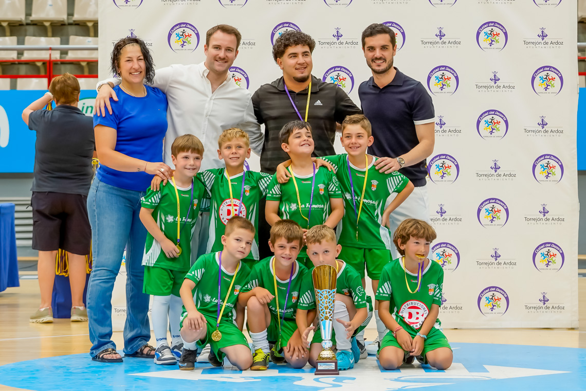 Entrega de trofeos temporada 2024-2025 - Fútbol 7 categoría prebenjamín