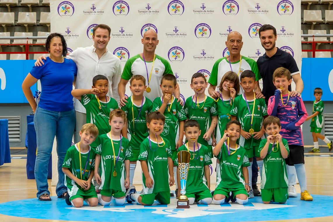 Entrega de trofeos temporada 2024-2025 - Fútbol 7 categoría prebenjamín