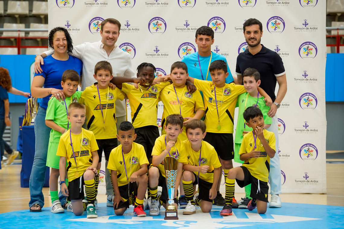 Entrega de trofeos temporada 2024-2025 - Fútbol 7 categoría prebenjamín