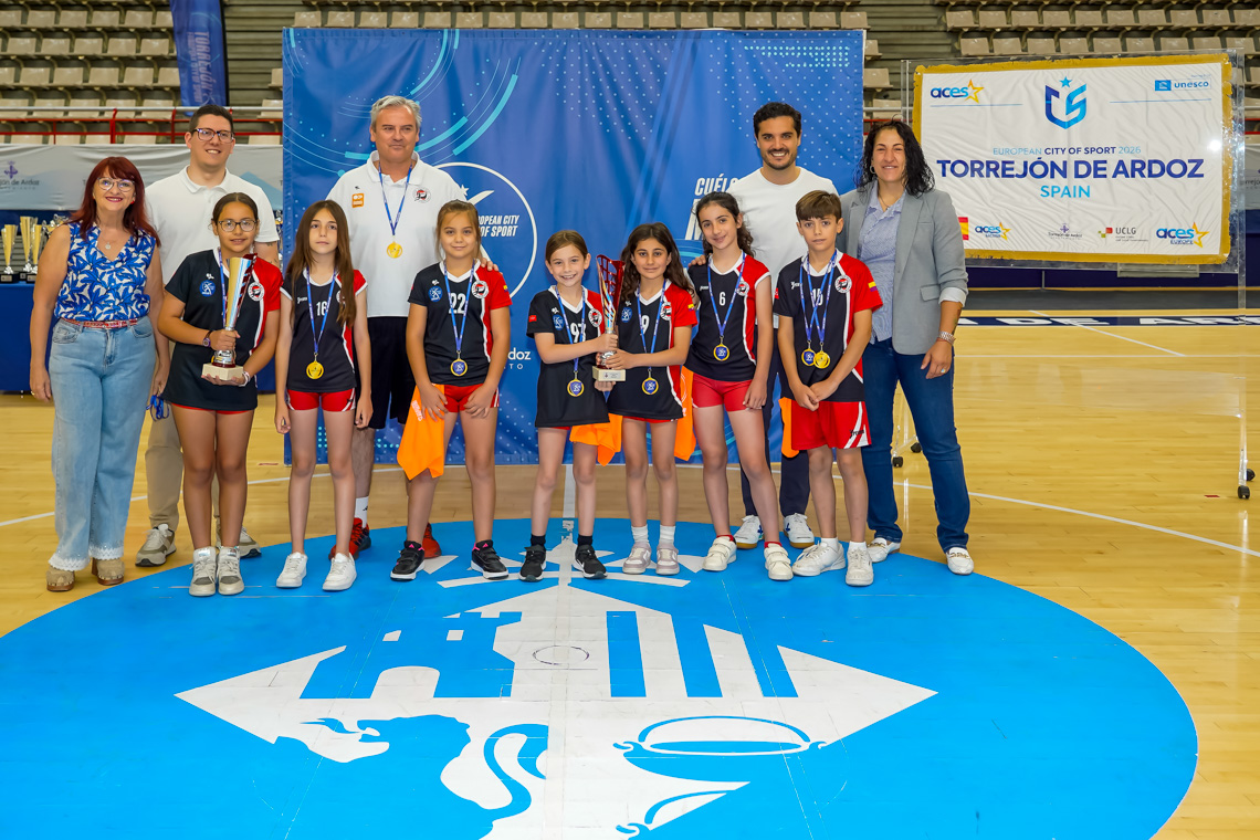 Voley Alevin 1º UCAM VIOLETA