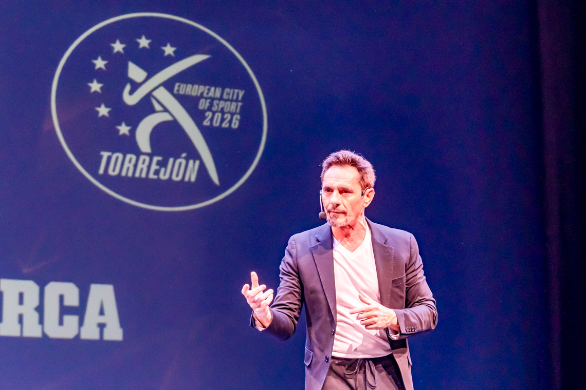 El periodista de Telemadrid, Javier Callejo, fue el encargado de presentar la Gala del Deporte 2026