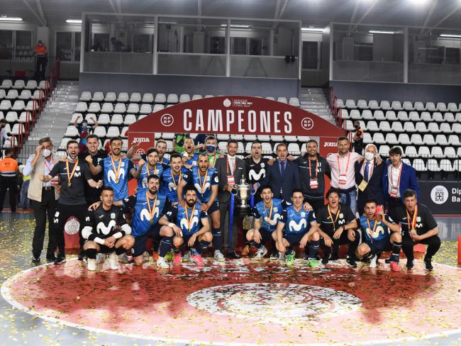 El equipo torrejonero de fútbol sala, Movistar Inter, se proclama campeón de la Copa del Rey