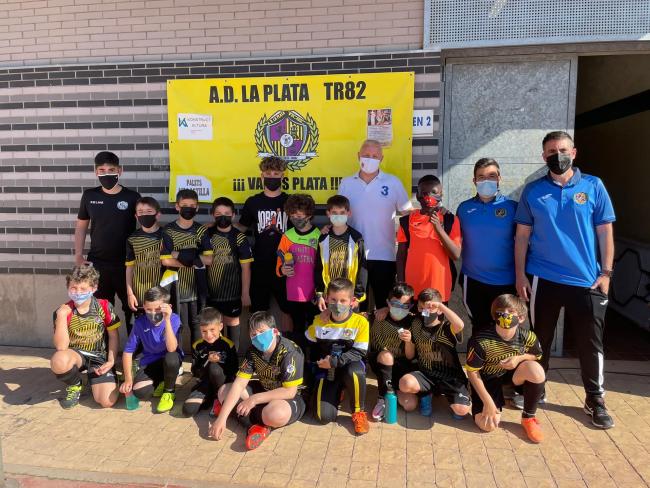 El club de fútbol AD La Plata-TR82 organizó unas charlas de motivación para sus jugadores con varios deportistas destacados de Torrejón de Ardoz  