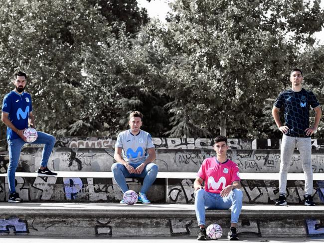 Movistar Inter elige el Skatepark de Torrejón de Ardoz para presentar su equipación para la temporada 2021-22