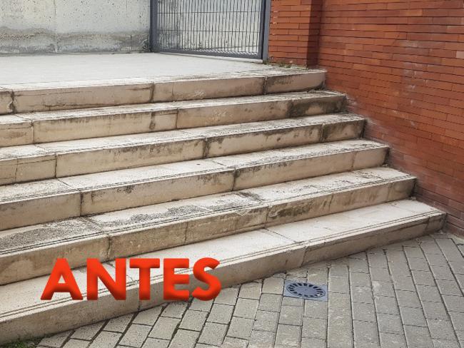 7ª fase del Plan de Adecuación y Mejora de Instalaciones Deportivas - Escaleras acceso velódromo CD El Juncal