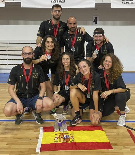 La torrejonera Vanesa Delgado, subcampeona del mundo de kin-ball 