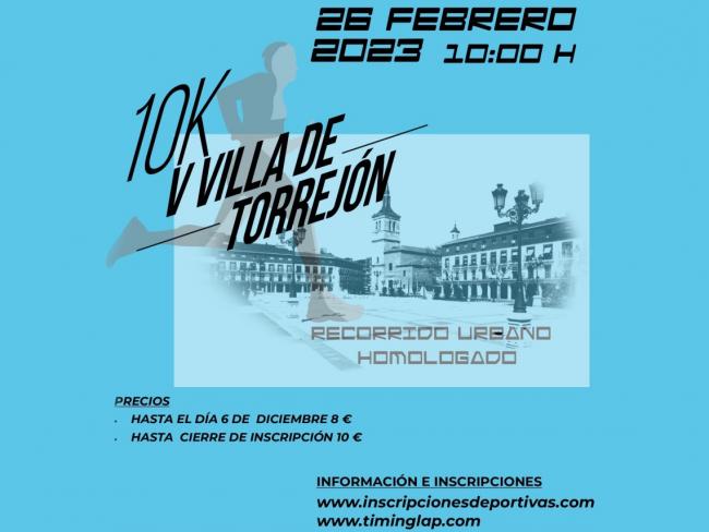 La carrera 10K Villa de Torrejón del domingo, 26 de febrero, protagoniza la agenda deportiva de este fin de semana 