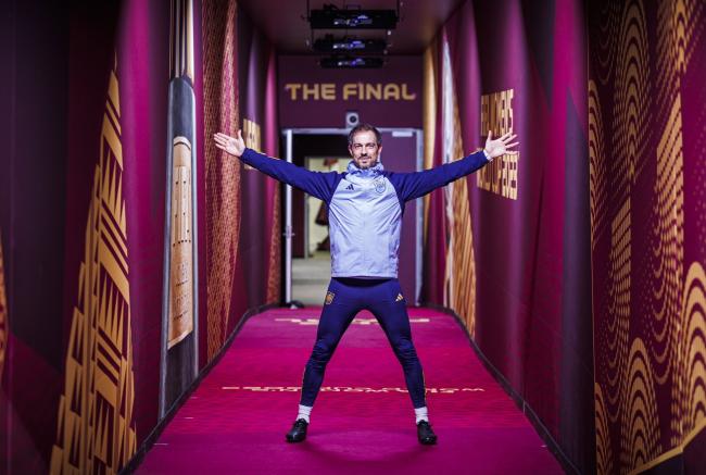 El entrenador torrejonero, Kenio Gonzalo, miembro del cuerpo técnico de la selección española que se ha proclamado campeona del mundo