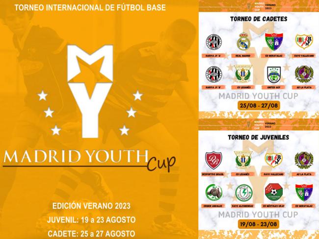 Torrejón de Ardoz acogerá la edición de verano del torneo internacional de fútbol base de categoría cadete y juvenil “Youth Cup”