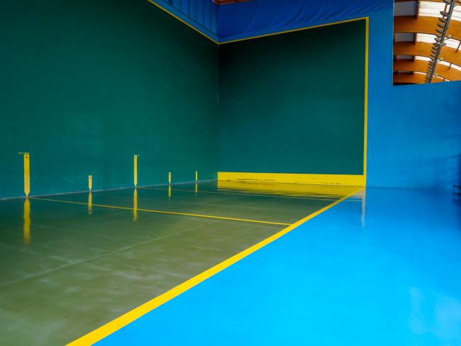 Se ha pintado por completo el Frontón de la Ciudad Deportiva Joaquín Blume