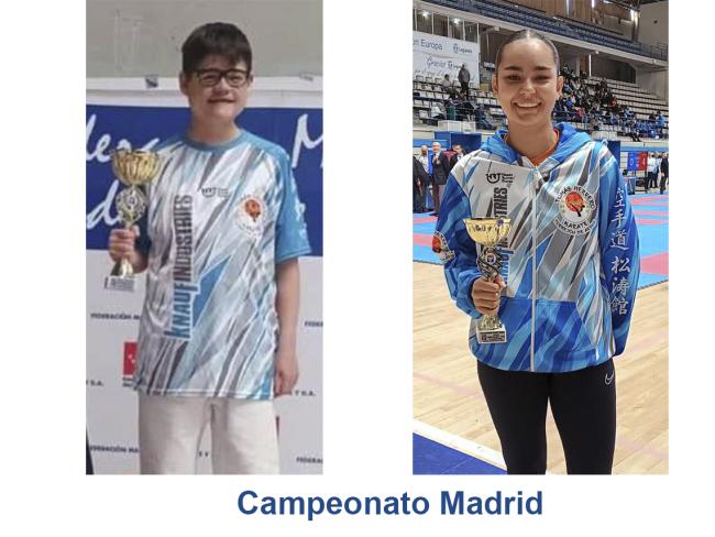Miguel León y Dulce María Fernández (Campeonato de Madrid)