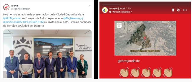 Rotundo apoyo del deporte torrejonero al histórico acuerdo logrado por el alcalde, Alejandro Navarro Prieto, para que la RFFM construya su Ciudad Deportiva en Torrejon de Ardoz