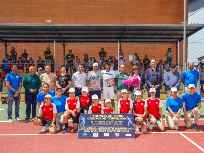 Daniel Lara, campeón de la primera edición del “Torneo de Tenis Ciudad de Torrejón Luis Díaz”