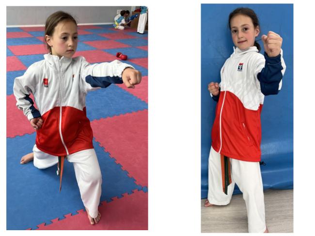 Jimena Coronado, cuarta en el Campeonato de España infantil de karate en kumite