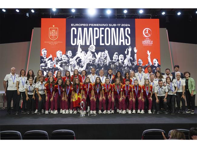 Selección española sub-17 femenina, campeona de Europa por quinta vez