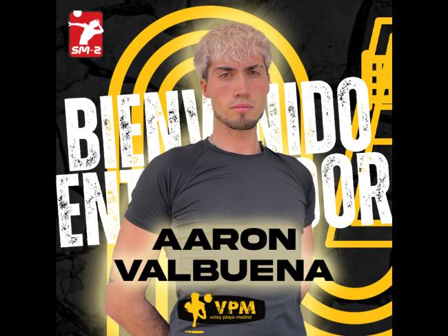 El torrejonero, Aarón Valbuena, formará parte del cuerpo técnico del equipo masculino de voleibol de Superliga 2 del Voley Playa Madrid