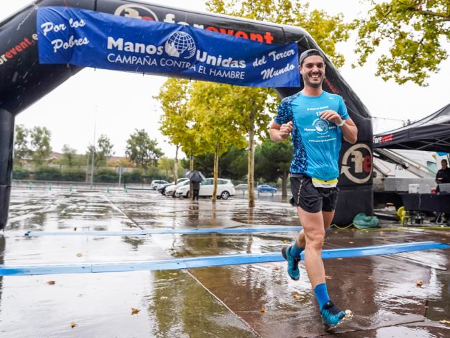 El alcalde durante la prueba deportiva