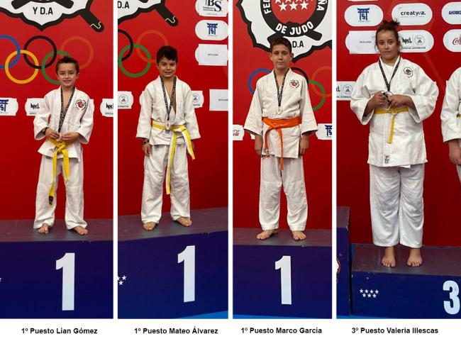 El Club de Judo Corredor del Henares logra cuatro medallas en el Campeonato de Madrid 