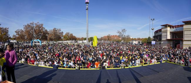 Miles de personas disfrutaron de la jornada festiva haciendo deporte