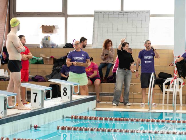 La piscina cubierta del Complejo Deportivo Juan Antonio Samaranch acogió la primera edición “100x100 Desafío Swim Ciudad Torrejón de Ardoz”