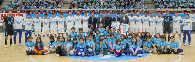 Más de 1.500 escolares de Torrejón de Ardoz han disfrutado junto a los jugadores de Movistar Inter FS de la Gira Movistar Megacracks