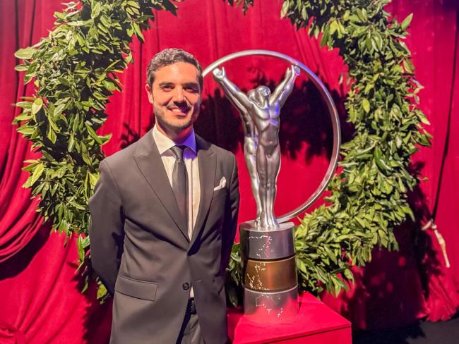 Alejandro Navarro en la gala de los Premios Laureus