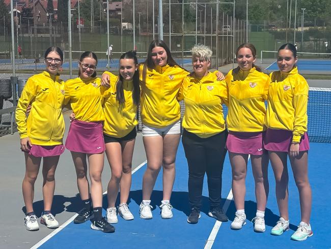 Equipo cadete femenino de Tercera División del Club de Tenis Torrejón