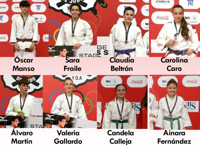 Medallistas en el Campeonato de Madrid infantil y cadete