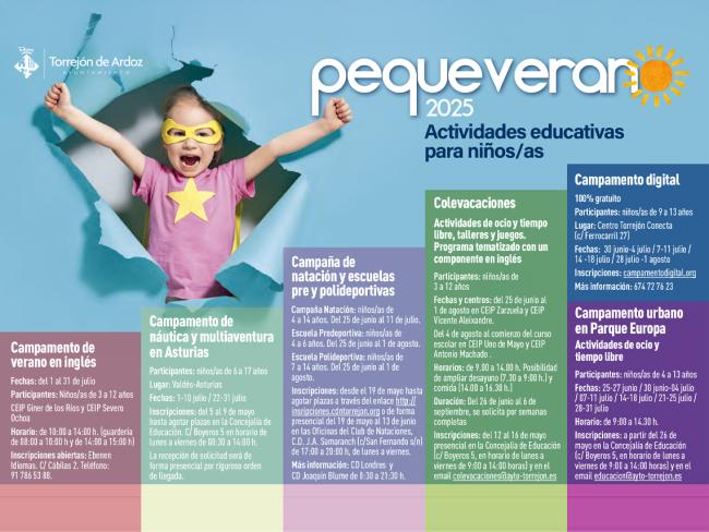 Actividades educativas y deportivas 