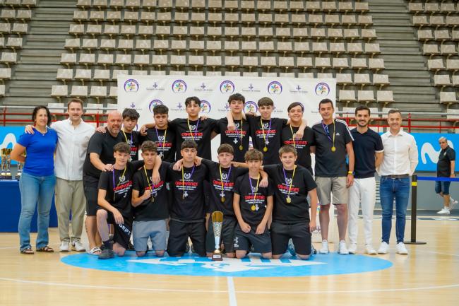 Premiados de las competiciones locales de fútbol sala categoría cadete de la temporada 2024-2025