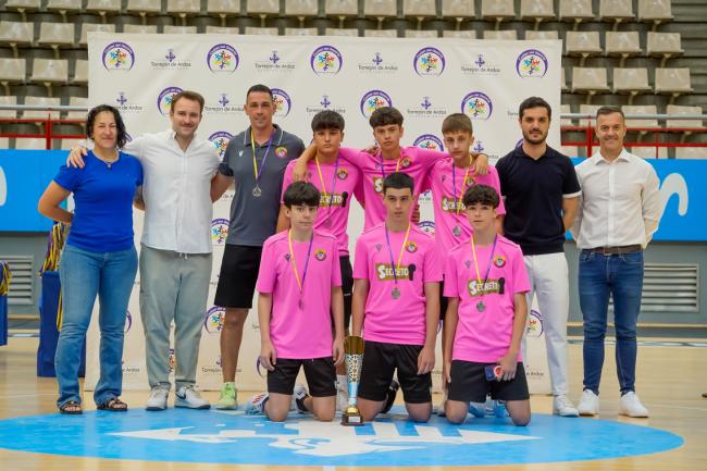 Premiados de las competiciones locales de fútbol sala categoría cadete de la temporada 2024-2025
