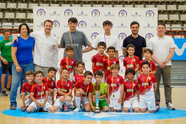 Premiados de las competiciones locales de fútbol sala categoría prebenjamín de la temporada 2024-2025