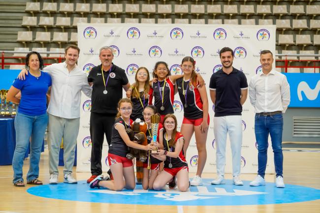 Premiados de las competiciones locales de voleibol categoría alevín de la temporada 2024-2025