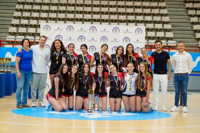 Premiados de las competiciones locales de voleibol categoría cadete de la temporada 2024-2025