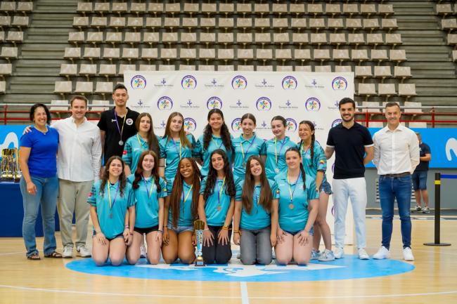 Premiados de las competiciones locales de voleibol categoría cadete de la temporada 2024-2025