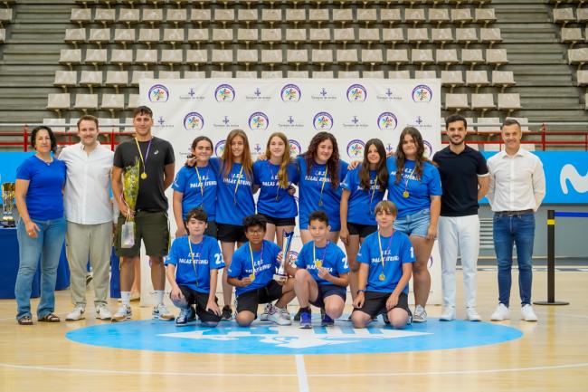 Premiados de las competiciones locales de voleibol categoría infantil de la temporada 2024-2025