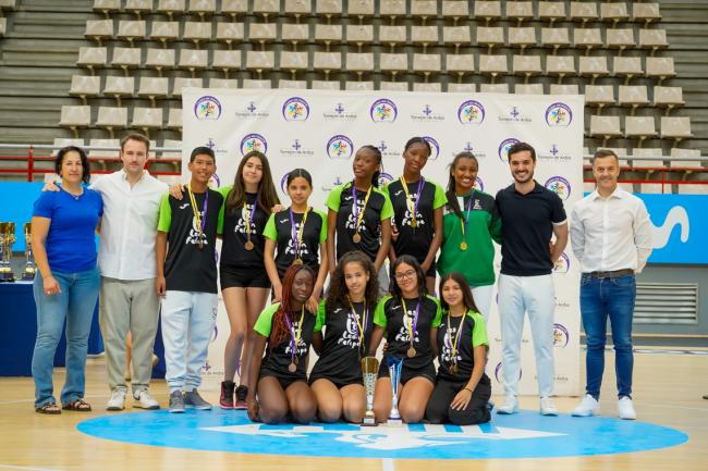 Premiados de las competiciones locales de voleibol categoría infantil de la temporada 2024-2025