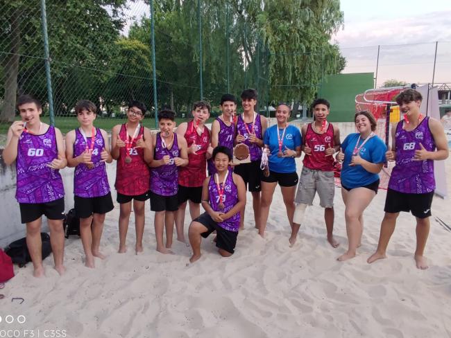 Equipo infantil masculino, tercer clasificado