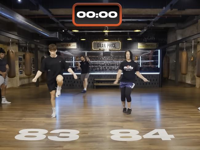 La edil, participando en una de las pruebas