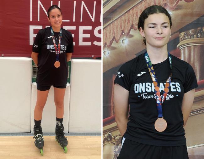 Inés Ruiz y María García, medallistas en el Campeonato de España