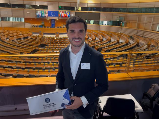 Alejandro Navarro Prieto en el Parlamento Europeo