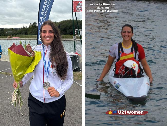 La torrejonera, Arancha Hinojosa, campeona de Europa sub-21 de kayak polo