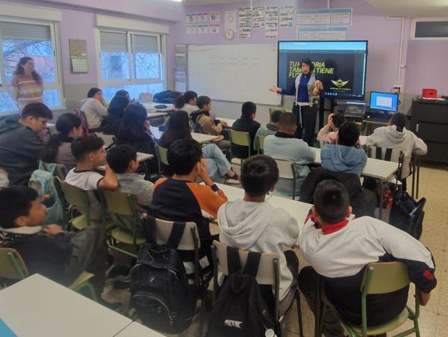 Miriam Gutiérrez en el CEIP Jaime Balmes