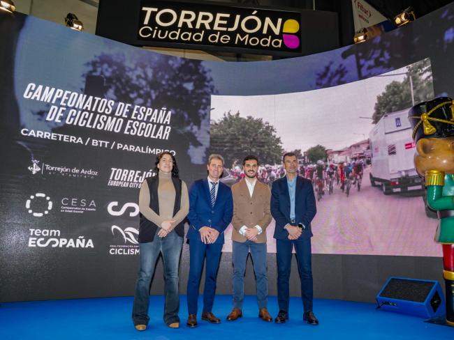 Presentación del Campeonato de España de ciclismo escolar